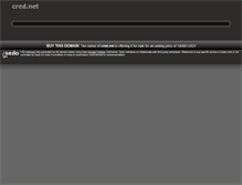 Tablet Screenshot of cred.net